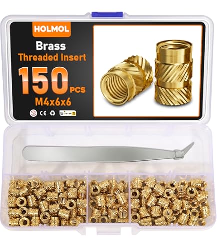CNC Kitchen Schroefdraadinzet Standaardset 200 Stuks – M3, M4, M5 Voor 3D Print