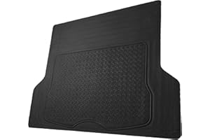 NYXI Rubber Car Boot Mat Liner (137cm X 110cm) Universal Non-Slip Deep-Dish Heavy-Duty Rubber for Cars SUV Truck and VAN, Waterproof, All Weather