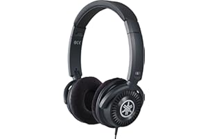 Yamaha HPH-150 – Casque audio ouvert pour piano numérique – Écouteurs filaires à la sonorité claire et précise – Noir