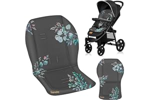 lionelo SEATLINER Materassino universale copriseduta per passeggino, materiale impermeabile double-face, compatibile con la maggior parte dei passeggini, copriseduta morbido per passeggino