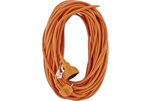 O&W SECURITY Rallonge Schuko IP44 de 30 m - Câble d'alimentation de Jardin V13