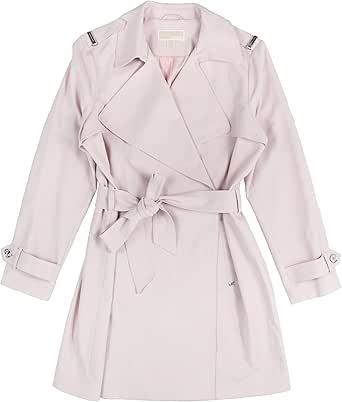 michael kors pink trench coat