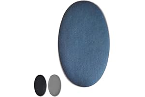 GZCOMMODITIES 6 Rodilleras Termoadhesivas para Ropa. Parches de Tela Tamaño Universal Ovaladas para Pantalones, Chaquetas, Sudaderas... Ideal para Niños 16 x 10 cm