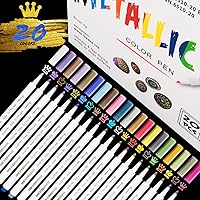 Acrylstifte Marker Stifte, RATEL 20 Farben Wasserfeste Stifte Metallic Marker Stifte Permanent Marker Paint Pens…