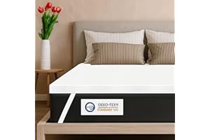FERÒ Fero Topper Memory Foam 160x190 cm Spessore 7 cm | Topper Matrimoniale Traspirante Certificato OEKO-TEX® | Morbido, Ergonomico, Sfoderabile e Lavabile – Sollievo per Schiena e Articolazioni