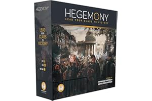 HEGEMONIC PROJECT Hegemony Lead Your Class to Victory | Unique Asymmetric Card Driven Game | Political Economic Board Game | Ages 14+ | 2-4 Players | English Version