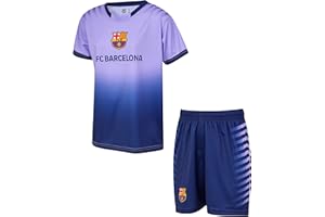 VENKER Fc Barcelone Maillot + Short Barca - Collection Officielle Taille Enfant garçon 14 Ans