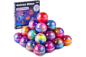 JOYIN Slime Ball Party Favors, 36 Pack Galaxy Schleim Kinder Fluffy Slime-Nicht klebrig, Mess-frei und sicher für Mädchen und Jungen - Schleim Set Mädchen Klassenzimmer Belohnung