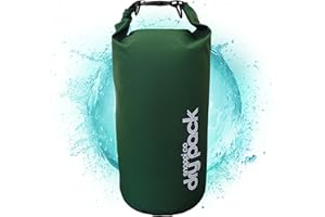 Snappi Co® Dry Pack | Premium Waterproof Dry Bag Backpack | Ideal for Camping, Hiking, Watersports and More | Durable, Lightweight and Versatile… (15 Litre Green)