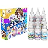 Desire Deluxe - Kit di Tie dye - Set di 9 colori per tingere tessuti, vestiti - Giochi d'arte creativa con coloranti per bamb