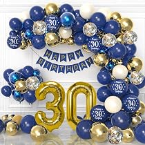 Daimay 3. Geburtstag Deko Set Blau - Mit Banner, Ballons, Konfetti & Mehr Für Jung & Mädchen
