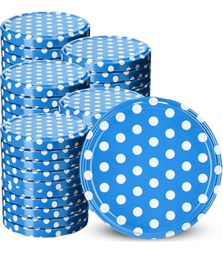 KADAX fi Schroefdeksel voor potten, 38 mm reservedeksel, metalen twist-off- deksel voor inmaakpotten, flessen en weckpotten, goudkleurig, 100 stuks