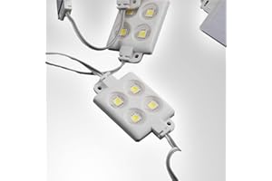 MEXTRONIC Moduli LED 20x 4xPower LED SMD bianchi impermeabile 12V