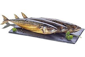 GREETFISH Klaassen Makrele, über Buchenrauch geräuchert, 1100g (3 Stück)