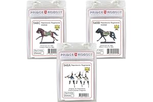 Prince August Hobby PA548 Lot de 3 moules de moulage Motif impératrice française Dragons