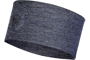 Buff Cinta para Cabeza Night Blue Merino Wool calentador de orejas la