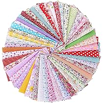 Confezione di tessuto colorato: 10 tessuti a righe in cotone, per il cucito e il patchwork; dimensioni: 50 x 40 cm; motivo: a righe