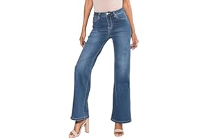 Nina Carter P080 Jean évasé Bootcut pour femme Taille haute