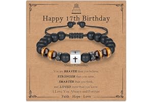 Gneckrine Birthday Gifts for 7-21 Year Old Boys, Birthday Present for Son Grandson Nephew, Boys Bracelets Gifts for Kids Teenagers