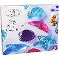 House Of Crafts Soap Making Craft, Single Craft Kit Set, Multicoloured, Includes Soap Compound, Three Coloured Dyes, Fragrance, Six Mould Shapes, Pipette, Instructions
