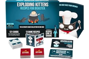 Exploding Kittens Recipes for Disaster Card Game, 2-5 Players, Ages 7+