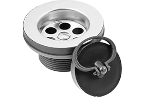 Cornat Válvula 1 1/2 Pulgadas AG – Fabricado con plásticos reciclados – Embalaje reciclable desagüe/Tapón de Fregadero / T352004R, Gris