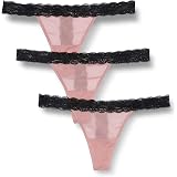 Lot De 2 Strings Iris & Lilly Noirs - Taille L (40), Nylon, Neufs Sans étiquette