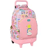 Safta Mr. WONDERFUL COMIC &ndash; Large Backpack with Wheels, Compact, Removable, Ideal for Children of Different Ages, Comfortable