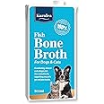 Fish Bone Broth for Dogs & Cats - Sustainably Caught Cod & Haddock | 100% Real & Natural Liquid Bone Broth for Pets | High in Collagen & Protein for Healthy Joints, Gut, Digestion, Skin & Sickness