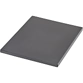 Metaltex - Professional Kitchen Cutting Board, Polyethylene, Black, 38 x 28 x 1.5 cm