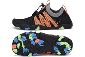 SAGUARO Scarpe da Scogli Bambino Scarpe Mare Bambina Scarpette da Scogli Bambini Scarpette Mare Ragazze Ragazzi Scarpe Acqua Antiscivolo Scarpe Immersione Scarpe Nuoto, Gr 24-36 EU