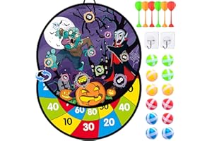 ALCKIJY Freccette Bersaglio Giocattolo Bambini, Giochi Bambini 4 Anni Maschio, Halloween, Natale, Pallacanestro, Animale, Bambini Regalo Natale Compleanno 3 4 5 6 7 Anni