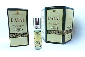 AL REHAB Al-Rehab Dalal Boîte de 6 flacons d'huile parfumée 6 ml