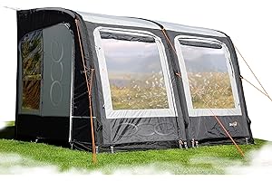 CAMP-TECH 2020 New Camptech Starline Air Inflatable Caravan Grey Porch Awning (Grey, 300)