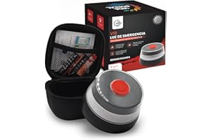 Vida Boreal Baliza V16 Luz Emergencia Geolocalización | Homologada DGT 3.0 para Coches y Motos | SIM Datos hasta 2038 | Pilas y Estuche Incluidos | CH-019