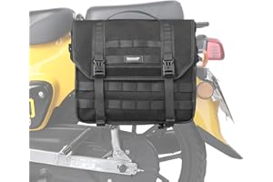 Rhinowalk Motorcycle Saddlebag 13L Waterproof Luggage Bag Quick Release Motorcycle Side Bag for Motorbike Travel(Black, 1 Pack)
