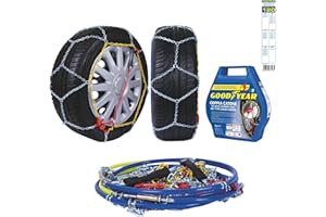 Goodyear 77913 "G9", 9 mm car passenger snow chains, TUV and ONORM approved, Size 120