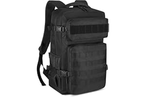 HUNTVP Mochila Militar Mochila Tactica Mochila Hombre Impermeable Molle Mochila de Emergencia para Viaje Senderismo Camping Montañismo