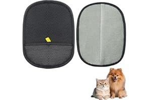 Grillix 2 Pezzi Static Removal Gloves Pet, Pet Gloves Cleaning, Design Aggiornato, Morbido e Confortevole, per Pulizia, Sgrassamento e Toelettatura dei peli di Animali Domestici.