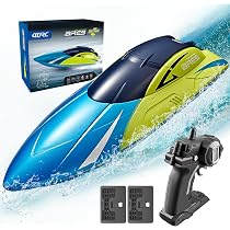 Bateau Télécommandé étanche – 2,4 GHz 4 Voies – Double Hélice – Évitement D’obstacles – Pour Piscine Et Lac