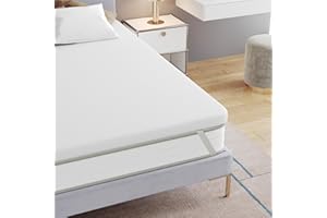 FRIDEKO HOME Frideko 7cm Single Mattress Topper Memory Foam, Thick Mattress Toppers Single Bed with Washable Zipped Cover, Back Pain Support for Bed, Caravan, Hard Mattresses (90x190x7cm)