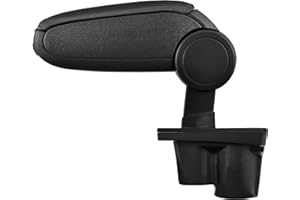 LP Trade Accoudoir Central pour Adam | Accessoire Console de Rangement et Repose-bras avec Compartiment Organiseur | Pièce Détachée d'Intérieur de Voiture | Tissu Noir