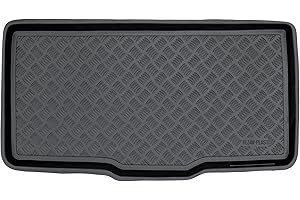 M MOTOS Tapetes de PE para maletero apata para Fiat Panda III desde 2012 Mejore la comodidad de su viaje con la resistente alfombrilla para el maletero del coche, que protege contra la suciedad y el p