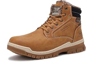 ARRIGO BELLO Stivali Uomo Invernali Scarpe Inverno Calda Foderato Montagna Antiscivolo Trekking Boots Scarponcini Neve Taglia 41-46EU