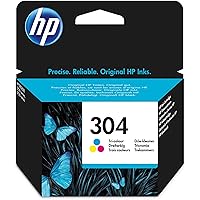 HP 304 Tricromia (N9K05AE) Cartuccia Originale per Stampanti HP a Getto di Inchiostro, Compatibile con Stampanti HP…