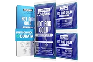 JAWAONLINE JAWA Cooling Pads Gel Mix - Impacco rinfrescante riutilizzabile - Impacco rinfrescante con effetto immediato - Impacco flessibile freddo/caldo - Premium Coolpack Gel -Cuscinetto rinfrescante versatile