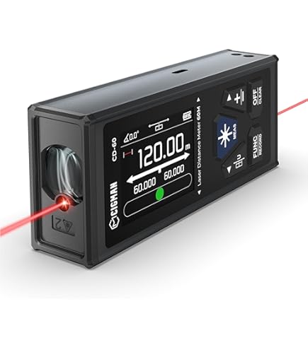 Distanziometro Laser CIGMAN CD60R - 120m, Display IPS, Misurazione Bilaterale - Foto 5