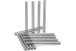 GUNGY Muelles de Compresion de Acero Inoxidable Resorte de Compresión 70mm Diámetro Alambre 0,75mm Diámetro Exterior 6mm Fuerza del Resorte 1,5kg 20 Piezas