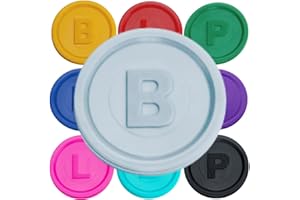 ‎SCHWABMARKEN SCHWABMARKEN 1000 Pfandmarken, Chips, Token Farbe Grau B