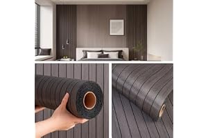 Wood Texture Wall Panels Thicken - 40cm x 300cm Self-Adhesive Wallpaper | Peel & Stick Decorative Wall Covering for Home Decor, Living Room, Bedroom, TV Background - Easy Install Foam Wallpaper